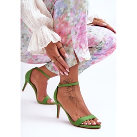 Step in style Sandalias Modelo Tossa LE0102P Verde - Pisa con estilo 3