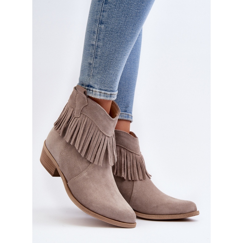 Step in style Botas Modelo Zazoo 3430 Cappuccino - Paso con estilo beige 1