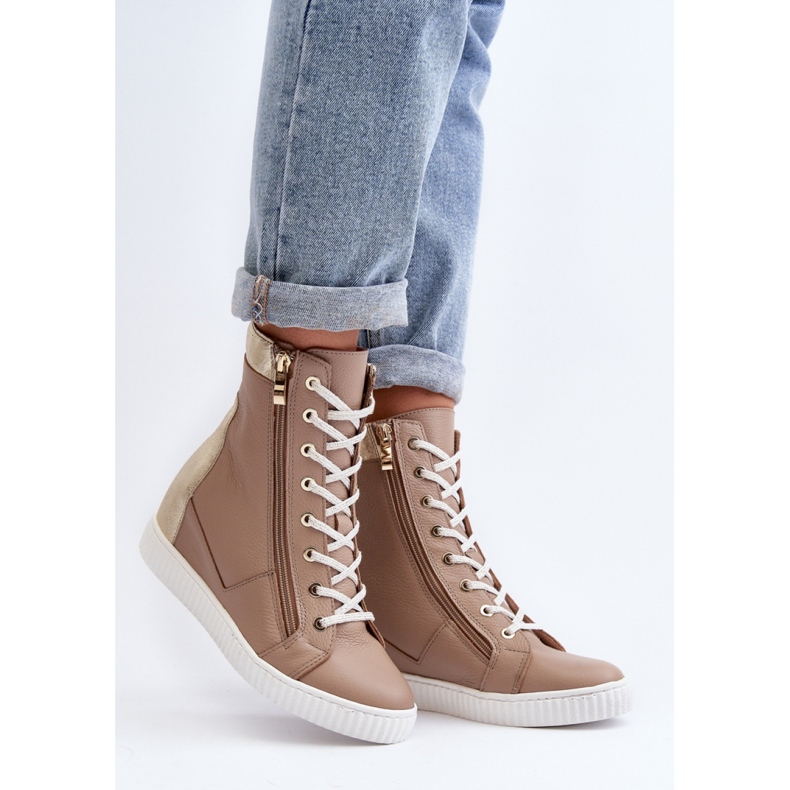 Step in style Zapatillas Modelo Zazoo 3081 Beige - Pisa con estilo 1