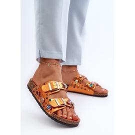 Step in style Sandalia Chanclas Modelo S.Barski MY121 Naranja - Pisa con estilo 2