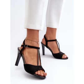 Step in style Sandalias Modelo Sergio Leone SK924 Negro - Pisa con estilo 2