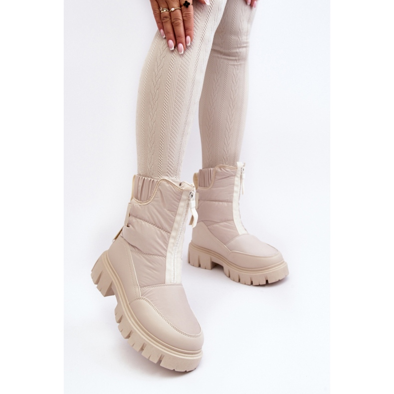 Step in style Botas de nieve Modelo Hixe 34635 Beige Claro - Pisa con estilo 2