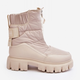 Step in style Botas de nieve Modelo Hixe 34635 Beige Claro - Pisa con estilo 3