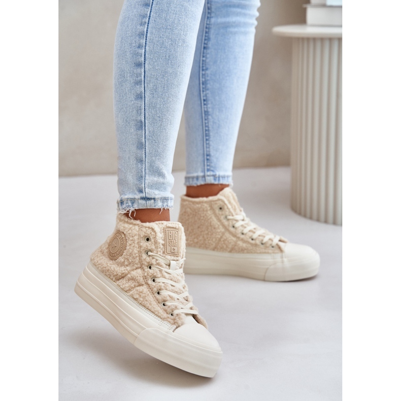 Step in style Zapatillas Modelo Big Star OO274A444 Beige - Pisa con estilo 1