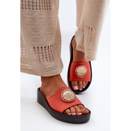Step in style Sandalia Chanclas Modelo Zazoo 2920 Naranja - Pisa con estilo 2