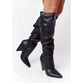 Step in style Botas Modelo Lu Boo XW37355 Piel Negra - Paso con estilo negro 1