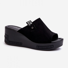 Step in style Sandalia Chanclas Modelo Vleni 58291 Negro - Pisa con estilo 2