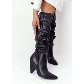 Step in style Botas Modelo Lu Boo XW37355 Piel Negra - Paso con estilo negro 2