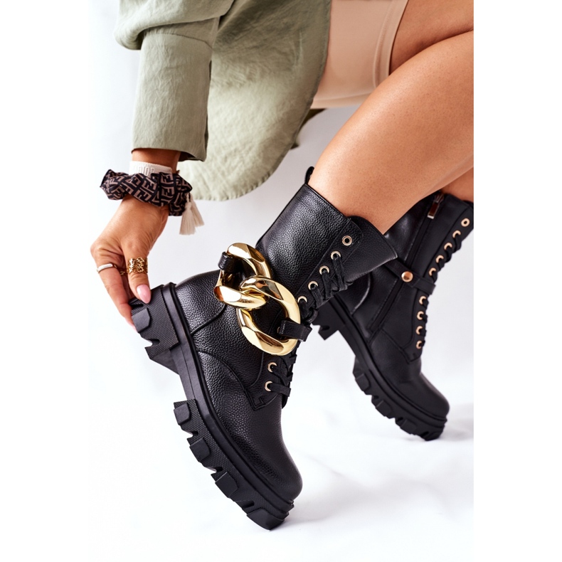 Step in style Botas Jensen Trapper Modelo L13107-8 Blk Negro - Paso con estilo 2