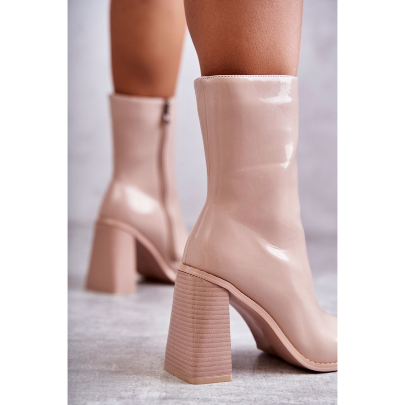 Step in style Botas Modelo Margit C-229 Beige - Pisa con estilo rosado 1 Step in style Botas Modelo Margit C-229 Beige - Pisa con estilo rosado 1