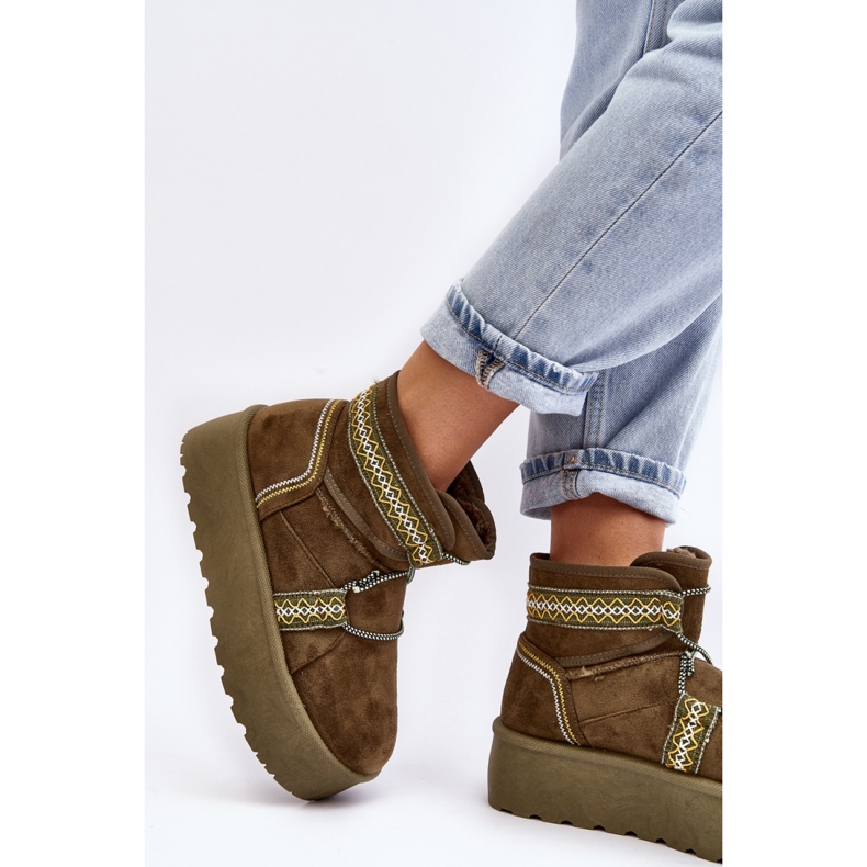 Step in style Botas de nieve Modelo Milson AA-21 Verde - Paso con estilo 2