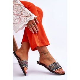 Step in style Sandalia Chanclas Modelo Bellisa CK270P Negro - Pisa con estilo 2