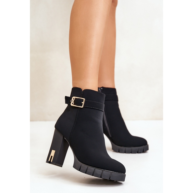 Step in style Botas Modelo Taitra HB-258 Negro - Pisa con estilo 1