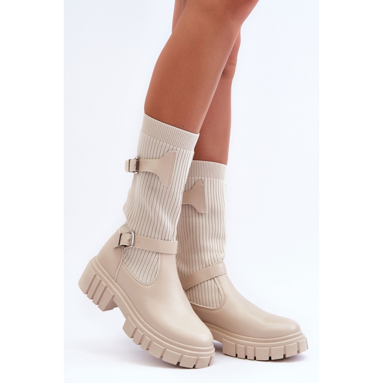 Step in style Botas Modelo Abroze 55-80 Beige - Paso con estilo 2