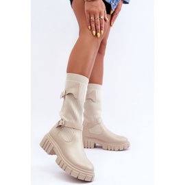 Step in style Botas Modelo Abroze 55-80 Beige - Paso con estilo 3