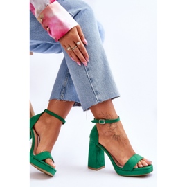 Step in style Sandalias Modelo Merila LC-29 Verde - Pisa con estilo 2