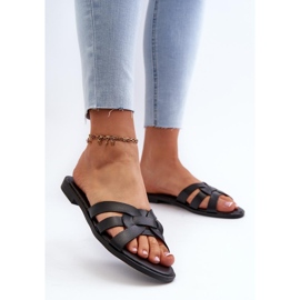 Step in style Sandalia Chanclas Modelo Rosalini 24SD97-7747 Negro - Pisa con estilo 2