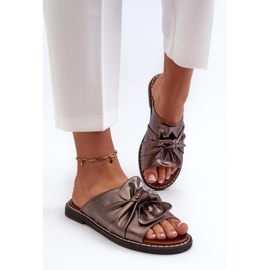 Step in style Sandalia Chanclas Modelo Nelvira RMR2266-8 Cobre - Pisa con estilo marrón 2
