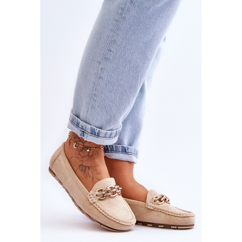 Step in style Mocasines Modelo Sorento JU053 Beige - Paso con estilo 1