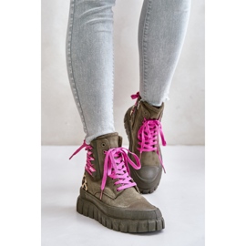Step in style Botas Modelo Edidda 24BT26-7378 Leopardo/Verde - Paso con estilo 2