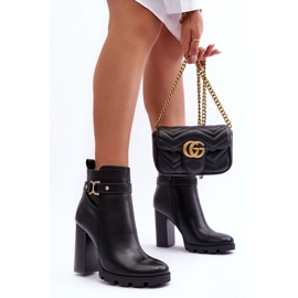 Step in style Botas Modelo Liani F38 Piel Negra - Paso con estilo negro 1