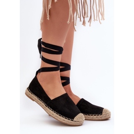 Step in style Alpargatas Modelo Ismanne B-727 Negro - Pisa con estilo 1