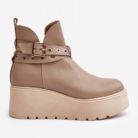 Step in style Botas Modelo Zazoo 1752 Beige - Paso con estilo 3