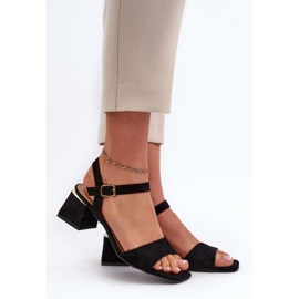 Step in style Sandalias Modelo Leisha LT33-10 Negro - Pisa con estilo 1