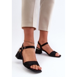 Step in style Sandalias Modelo Leisha LT33-10 Negro - Pisa con estilo 2