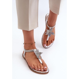 Step in style Sandalias Modelo Edoni WWW502 Plata - Pisa con estilo gris 2