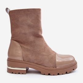 Step in style Botas Modelo Shendete JJ46P Beige - Paso con estilo 3