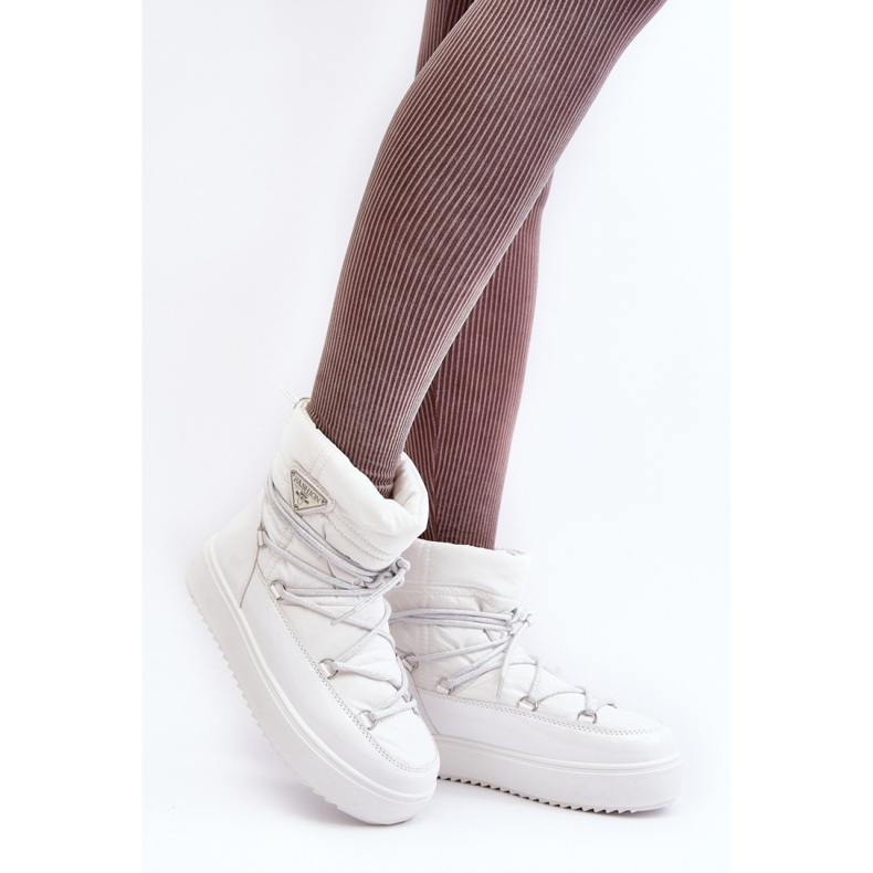 Step in style Botas de nieve Modelo Fleure NB606 Blanco - Paso con estilo 1 Step in style Botas de nieve Modelo Fleure NB606 Blanco - Paso con estilo 1