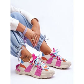 Step in style Zapatillas Deportivas Modelo Chillout! BL357P Beige/Rosa - Camina con estilo 2