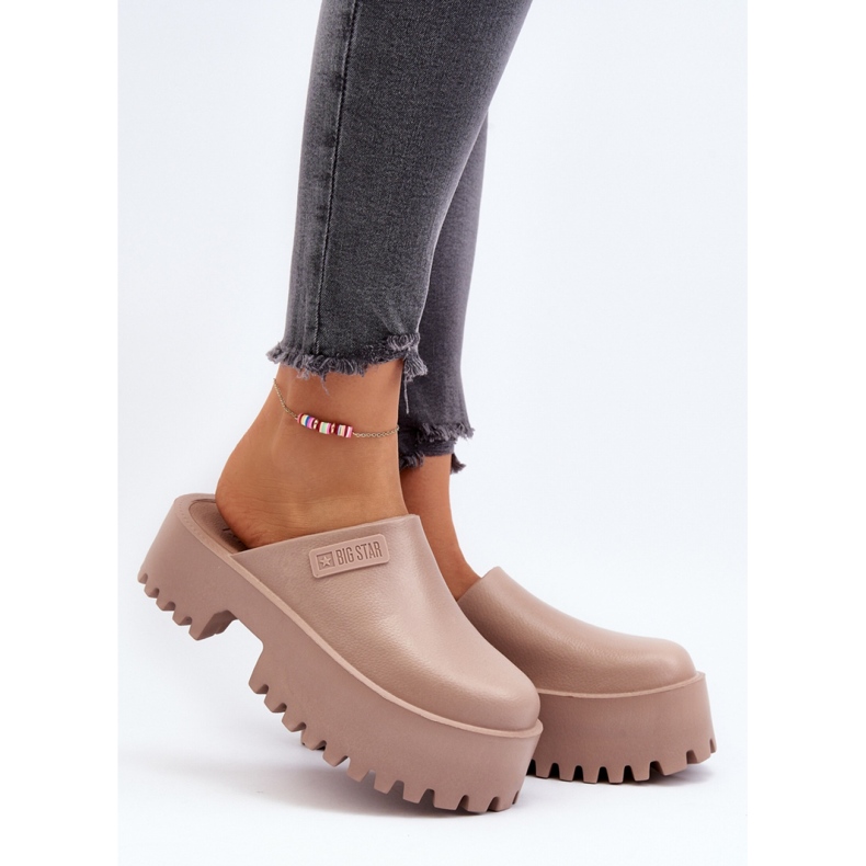 Step in style Sandalia Chanclas Modelo Big Star NN274016 Beige - Pisa con estilo 1