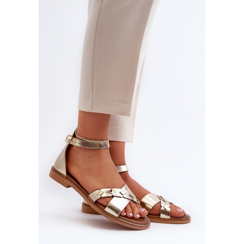 Step in style Sandalias Modelo Zazoo 40378 Dorado - Pisa con estilo amarillo 1 Step in style Sandalias Modelo Zazoo 40378 Dorado - Pisa con estilo amarillo 1