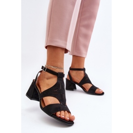 Step in style Sandalias Modelo Eleriva N24-028 Negro - Pisa con estilo 2