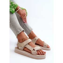Step in style Sandalias Modelo Big Star NN274A535 Beige - Pisa con estilo 1