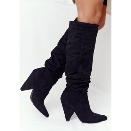 Step in style Botas Modelo Lu Boo XW37355 Gamuza Negra - Paso con estilo negro 2