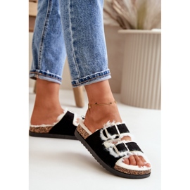 Step in style Pantuflas Modelo Ezilena WSL-200 Negro - Pisa con estilo 2