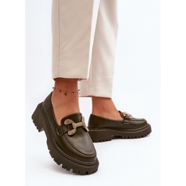 Mocasines Modelo Gargi H8-309 Verde Oscuro - Step in style 2