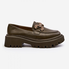 Mocasines Modelo Gargi H8-309 Verde Oscuro - Step in style 3
