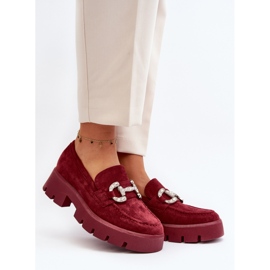 Step in style Mocasines Modelo Ellise G422 Bordo - Paso con estilo rojo 1