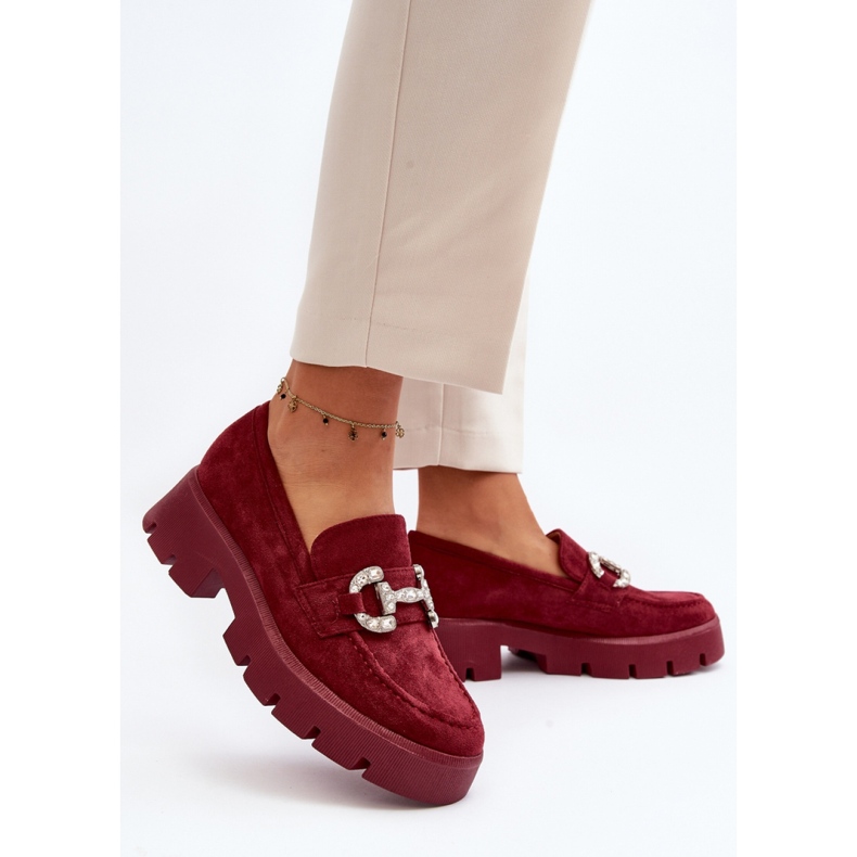 Step in style Mocasines Modelo Ellise G422 Bordo - Paso con estilo rojo 2
