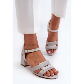 Step in style Sandalias Modelo Sergio Leone SK894 Gris - Pisa con estilo 2