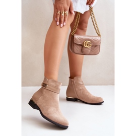 Step in style Botas Modelo Ravasira K-99213 Beige - Paso con estilo 1