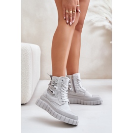 Step in style Zapatillas Modelo Zaidria EV-337 Gris - Pisa con estilo 1