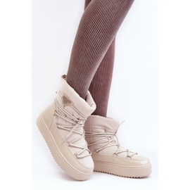 Step in style Botas de nieve Modelo Fleure NB606 Beige - Pisa con estilo 1
