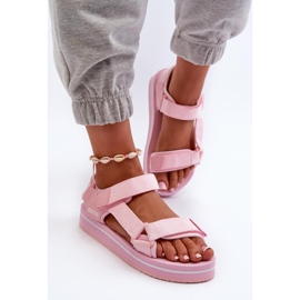Step in style Sandalias Modelo Big Star NN274A533 Rosa - Pisa con estilo rosado 2