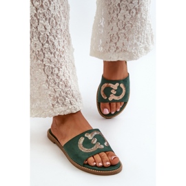 Step in style Sandalia Chanclas Modelo S.Barski KV27-052 Verde - Pisa con estilo 2