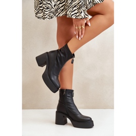 Step in style Botas Modelo Vinceza 66715 Negro - Paso con estilo 3